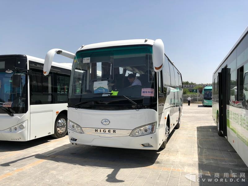 2018道路運(yùn)輸展探館第【35】張 海格智慧客車