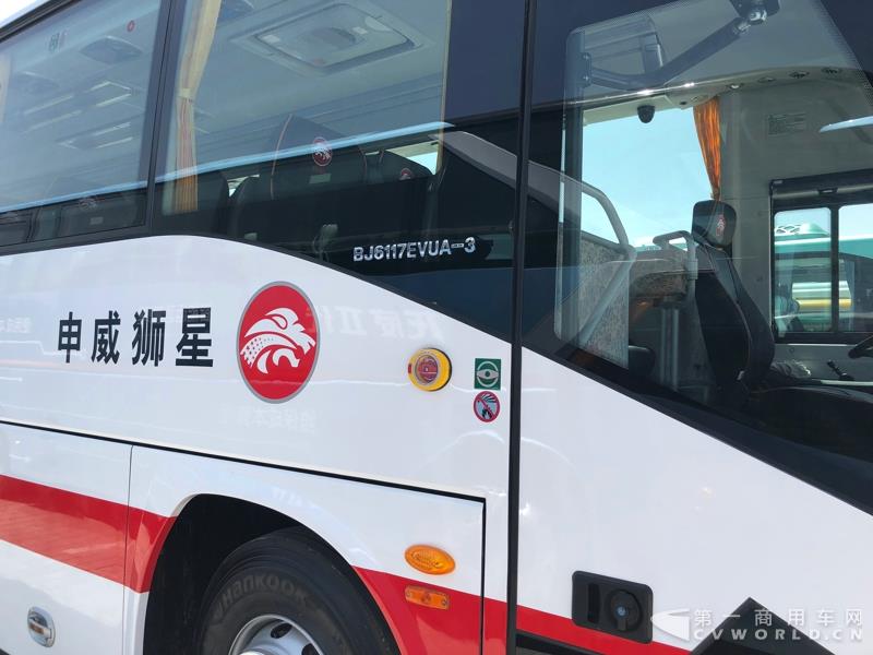 2018道路運(yùn)輸展探館第【23】張 福田歐輝BJ6117城間客車